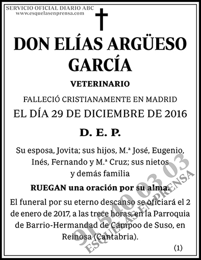Elías Argüeso García